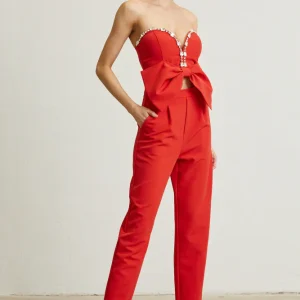 Set pantalon y top con moño