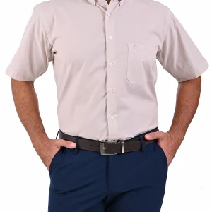 Camisa Casual Manga Corta Corte Comfort John Henry